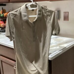 Women’s size small tan polo